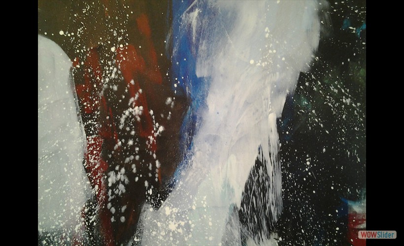 29 - COULEE DE NEIGE A PEKIN, 1MX1M