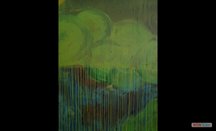 36 - LES ROSES VERTES, F60, 130X97