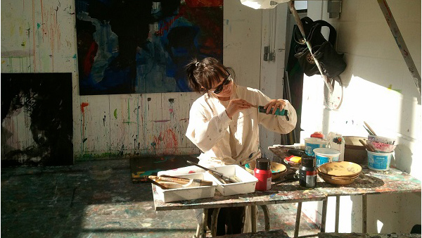 Atelier peinture abstraite Mai